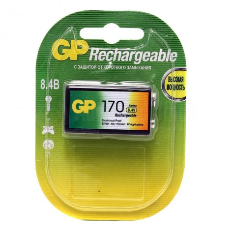  Pile rechargeable GP 9V
