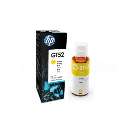 Bouteille d'encre HP GT52 Yellow pour DeskJet GT/ GT 5820, Ink Tank 315/ Wireless 415