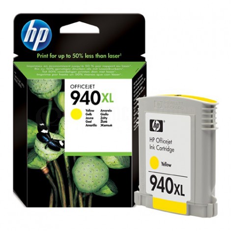 Cartouche HP 940XL Yellow pour Officejet Pro 8000/ 8500 series/ 8500A series 1400 pages
