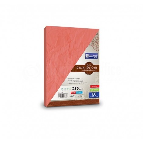 Rame de papier couleur GALAXIE A4 80g 250 feuilles Rouge