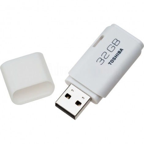 Flash disque TOSHIBA TransMemory U202 32Go USB 2.0, Blanc