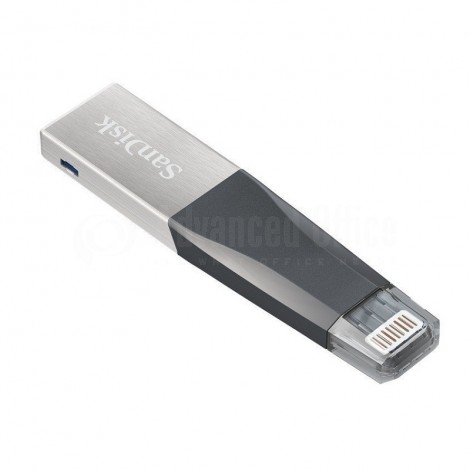 Mini flash disque SANDISK iXpand 32Go USB 3.0 Lightning pour iPhone, iPad et PC