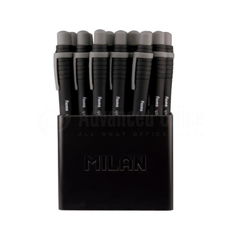 Stylo à bille MILAN Sway Finetouch Rétractable Noir