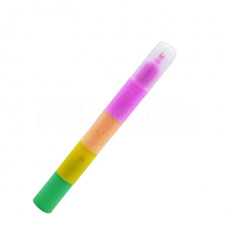 Marqueur Surligneur fluorescent MOBS 4 en 1, 4 Couleurs en 1 Pastel -  Marqueurs - Ecriture - Fourniture de bureau - Tous ALL WHAT OFFICE NEEDS
