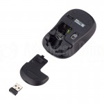 Emplacement de la pile Souris sans fil LOGITECH M185 USB Grise  -  Advanced Office