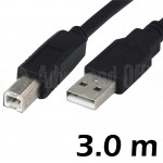 Câble USB 3m pour imprimante  -  Advanced Office Algérie