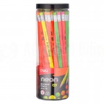Crayon noir DELI Neon Graphite 2B avec gomme  -  Advanced Office