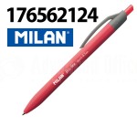 image.  Stylo à bill MILAN fine-line touch 0.7mm Rétractable Rouge   -   Advanced Office