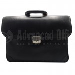 image. Cartable en véritable cuir VERTEX GM V6040-1N Noir  -  Advanced Office Algerie