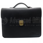 image. Cartable Porte document GOLDEN 72802 en Simili cuir Noir  -  Advanced Office