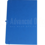 image. Note book A4 175 x 260mm, 200 pages couverture PU Bleu clair avec Boucle pour stylo  -  Advanced Office Algérie