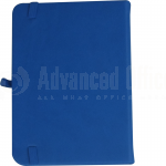 image. Note book A6 150 x 105mm, 200 pages couverture PU Bleu clair avec Boucle pour stylo  -  Advanced Office Algérie
