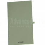 image. Notebook Pocket A6 9x16cm 96 pages à fermeture élastique et Boucle pour stylo Gris  -  Advanced Office Agérie