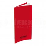 Cahier Pique CONQUERANT Séyès 192 pages couverture en polypropylène Rouge - Advanced Office