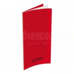 Cahier Pique CONQUERANT Séyès 140 pages couverture en polypropylène Rouge - Advanced Office