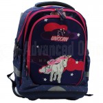 Sac à dos Scolaire CRISTAL CR-4908 Lux Unicorn Rigide