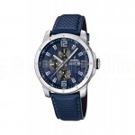 Montre chronographe pour Hommes FESTINA F16760 Bracelet en cuir Bleu