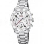 Montre chronographe pour Hommes FESTINA F20345 Bracelet Argenté