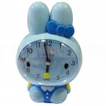 Horloge Réveil enfant GOLDEN FEATHER Lovely Rabbit avec bouton d'arrêt
