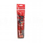 Pack NATARAJ Crayons Noir Triga + Taille crayon + Gomme + Règle