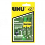 Colle Forte UHU Epoxy Ultra Strong 170 Kg Blister de 2 tubes 10ml