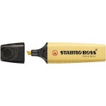 Marqueur fluorescent STABILO Boss Original Pastel 2.0-5.0mm crème de jaune