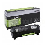 Toner LEXMARK 505X Noir pour MS410/ MS510/ MS415/ MS610 (10 000 pages)