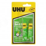 Colle UHU Epoxy Quick Set Blister de 2 tubes 10ml