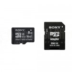 Carte mémoire SONY MicroSD 8Go Class10 + Adaptateur