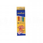 Boite de 8 crayons de couleur MOLIN GM