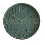 Horloge murale 30cm Gris