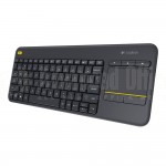 Clavier sans fil LOGITECH Touch Keyboard K400 Plus, USB, Noir