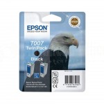  Pack de 2 Cartouche EPSON T007 noir pour imprimantes 790/870-5-90-5/900-15