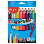 Boite de 36 crayons couleur MAPED