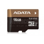 Carte mémoire ADATA 16Go MicroSDHC Classe 10 + Adaptateur