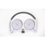 Casque Microphone sans fil A4TECH rechargeable Blanc