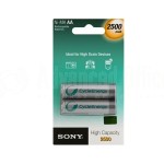 Pile Ni-MH rechargeables AA SONY Cycle Energy 2500mAh (blister de 2)