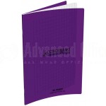 Cahier Piqué CONQUERANT 120697 Séyès A4 90g, 96 pages, couverture en PP Violet