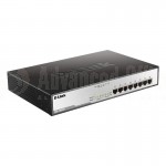 Switch D-LINK 8 ports RJ45 10/100/1000Mbps avec 8 ports PoE Advanced Office
