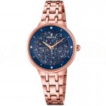 Montre chronographe pour Femme FESTINA F20384 Bracelet en Acier Inoxydable Rose, ADVANCED OFFICE