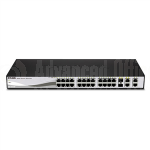 Switch D-LINK 24 ports RJ45 10/100Mbps + 4 ports 10/100/1000 BaseT + 2 Ports combo 1000B Advanced Office