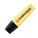 Marqueur fluorescent STABILO Boss Original Pastel 2.0-5.0mm crème de jaune  -  Advanced Office