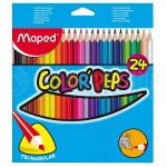 Boite de 24 crayons couleur MAPED Color'Peps - Advanced Office
