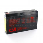 Batterie CSB pour onduleur 6V 7Ah 34W  -  Advanced Office
