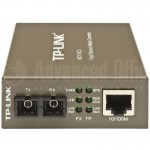 Convertisseur de média Fast Ethernet TP-LINK MC110CS 1 port RJ45 10/100M, 1 port SC/UPC 100M, 20/60Km Advanced Office