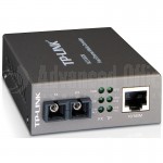 Convertisseur de média Fast Ethernet TP-LINK MC110CS 1 port RJ45 10/100M, 1 port SC/UPC 100M, 20/60Km Advanced Office