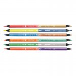 image. Boite de 6 Crayons de couleurs MILAN 231 bicolores Triangulaires  -  Advanced Office Algérie