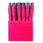 image. Stylo à bille MILAN Sway Finetouch Rétractable Rouge  -  Advanced Office