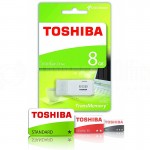 image. Flash Disque TOSHIBA TransMemory U202 8Go USB 2.0 Blanc  -  Advanced Office