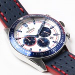 image. Montre chronographe pour Hommes FESTINA F20377 Bracelet en cuir Bleu Tissé en fil Rouge  -  Advanced Office Algérie